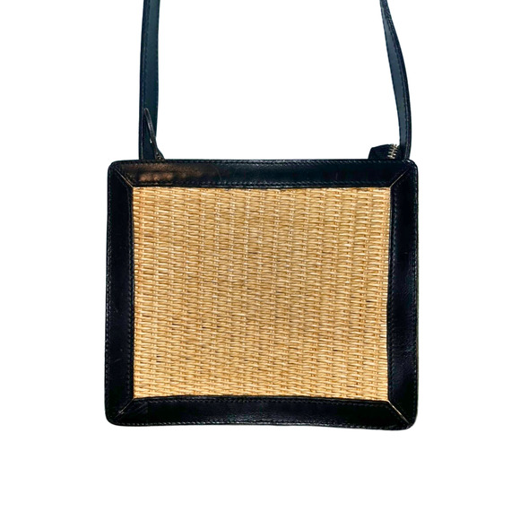 Ralph Lauren Handbags - Ralph Lauren Black and Tan Shoulder Bag